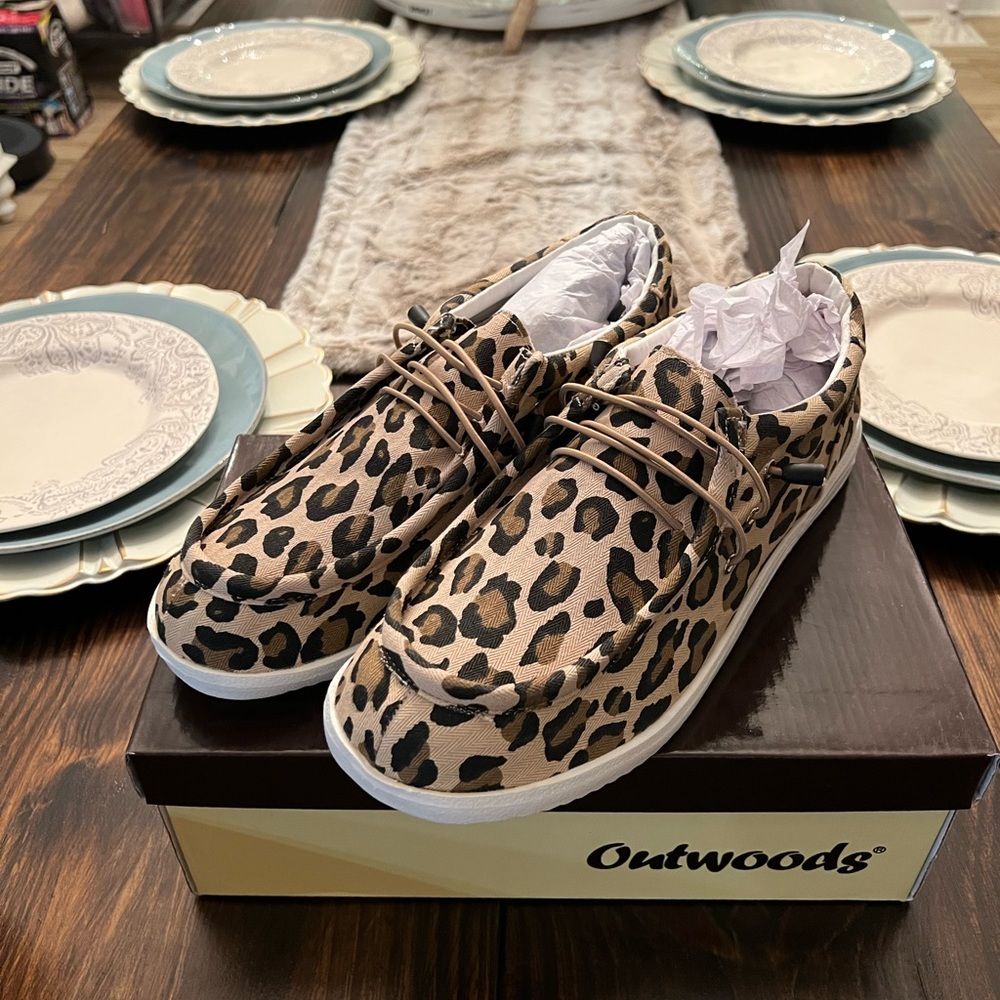 Leopard Slip On Shoe
